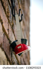 Swim Goggles Hanging From Hook