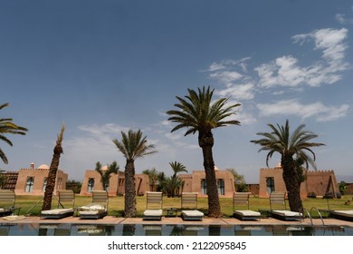 Swiming Pool In Riad.  Marrakech. Morocco. 