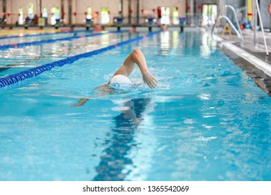 Swimmer In The Olympic Pool