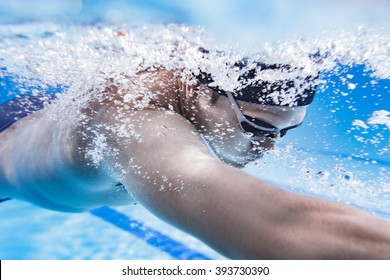 Swimmer Swimming Competition Pool.