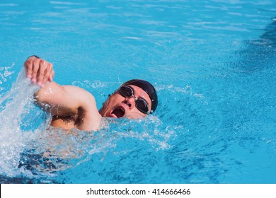 Swimmer Swimming Competition Pool.