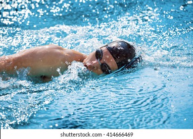 Swimmer Swimming Competition Pool.