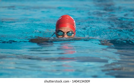 Swimming During The Triathlon Day In Bowling Green KY