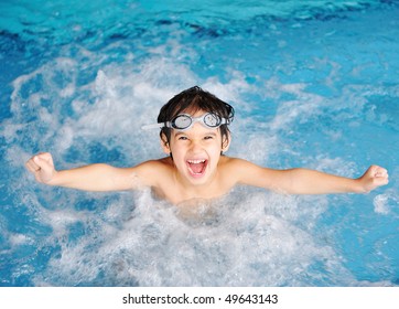 swimming kid