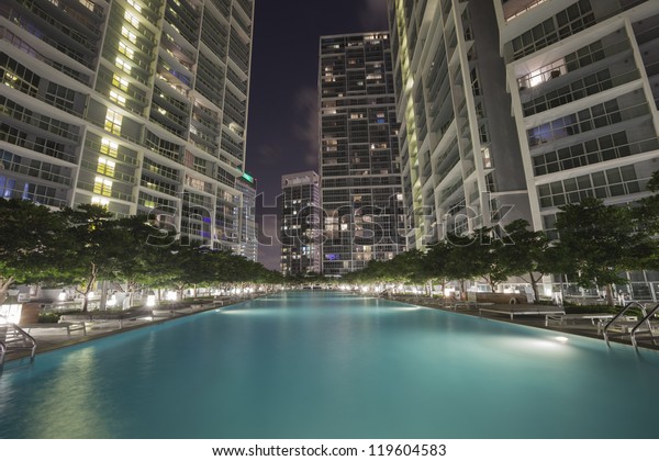 high rise swimming pool