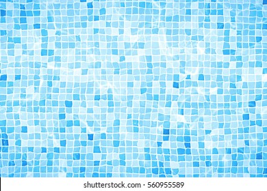 swimming pool bottom caustics ripple and flow with waves  background