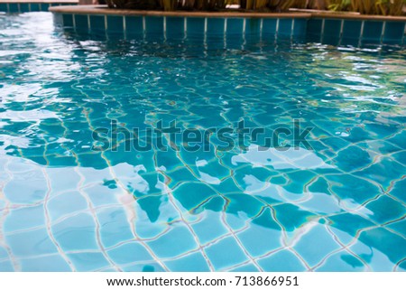swimming pool bottom caustics ripple and flow with waves background