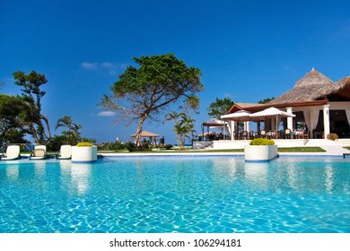 Swimming Pool In Caribbean Resort