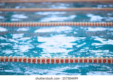 Swimming pool lanes background - Shutterstock ID 257304499