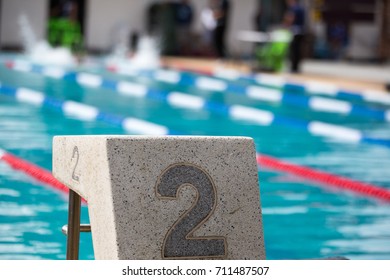 Swimming Pool With Race Lane For Competition