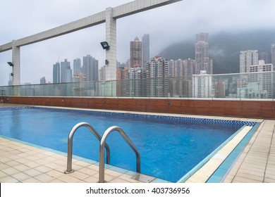 Swimming Pool Roof Hong Kong Residential Stock Photo Edit Now