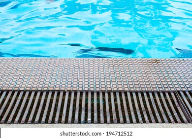 Swimming Pool Side With Drain