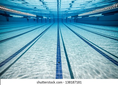swimming pool under water ...