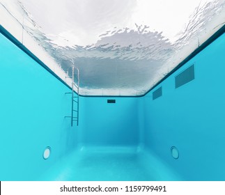 Swimming Pool, Viewed From Bottom