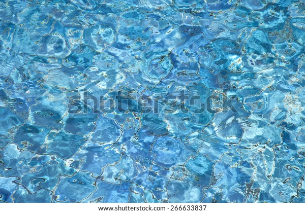 Swimming pool water. Aqua
texture