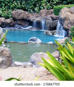 Swimming Pool Waterfall 