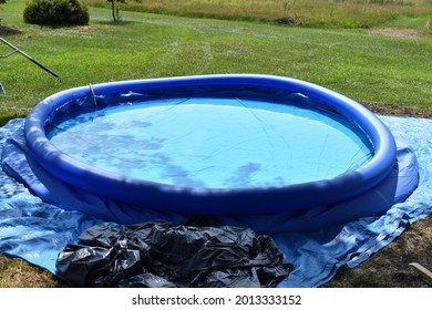 Swimming Pool In A Yard