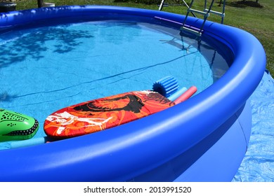 Swimming Pool In A Yard