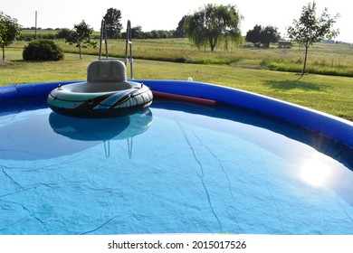 Swimming Pool In A Yard