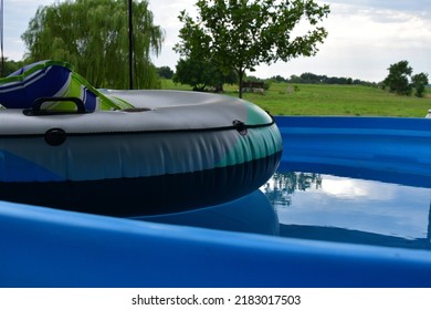 Swimming Pool In A Yard