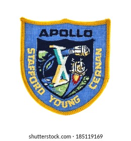 SWINDON, UK - APRIL 2, 2014: Apollo 10 Mission Badge