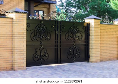 Swing Gates In A Private House