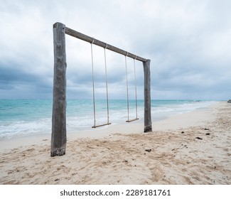 Swing on a Sandy Beach