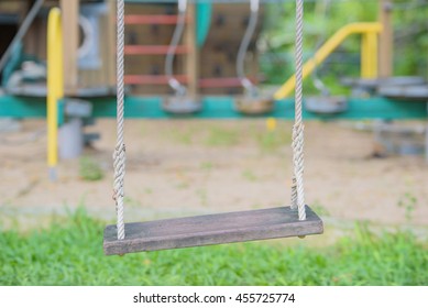 Swing Playground Stock Photo 455725774 | Shutterstock