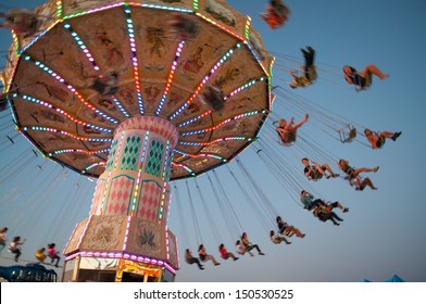 Swing ride at fair