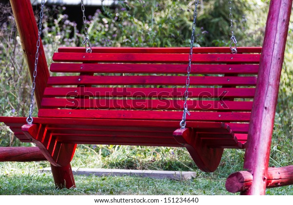 Swinging Bench Garden Stock Photo Edit Now 151234640
