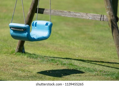 Swingset Isolated Green Grass