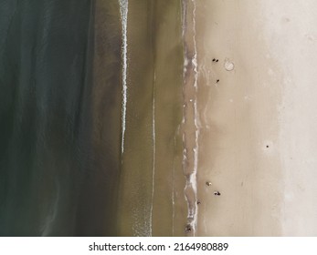 Swinoujscie Beach From Aerial Perspective. Drone Photography