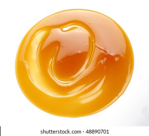 a swirl of honey drop