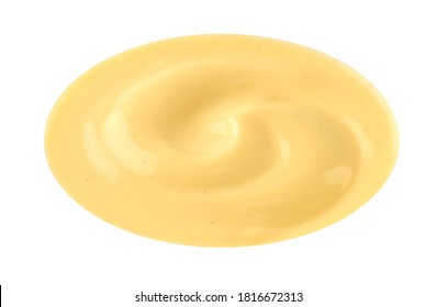 Swirl Of Yellow Vanilla Pudding