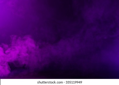 Swirling Pink/magenta/purple Fog On Hazy Dark Background. 
