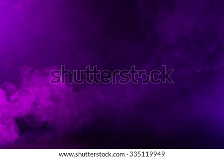 Swirling pink/magenta/purple fog on hazy dark background. 