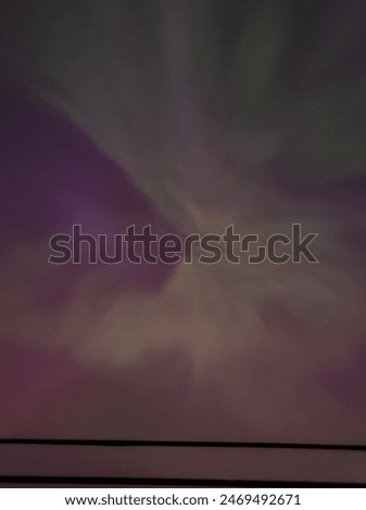 Swirly aurora directly above me