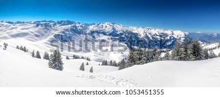 Similar – winter landscape Forest