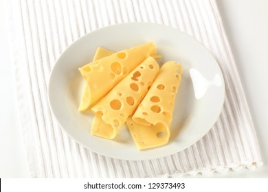 Swiss Cheese On A Plate