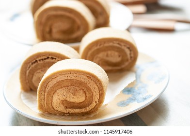 Swiss Chestnut Roll Cake