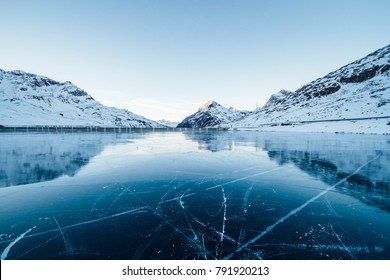 Swiss Frozen Lake