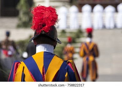 Swiss Guard In The Vatican