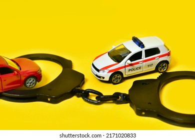 Swiss Police Toy Car With Handcuffs