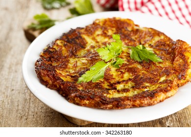 Swiss Rosti On Plate