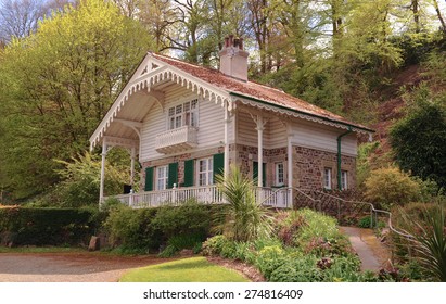 Swiss Style Chalet In Simmons Park, Okehampton On Dartmoor, Devon, England, UK