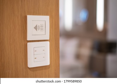 Switch Control Of The Electric Light And Sound In The Room.