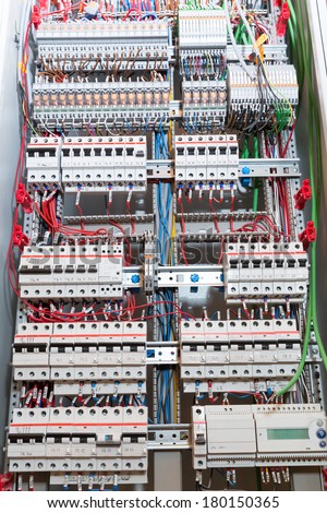 Similar – Image, Stock Photo switch cabinet
