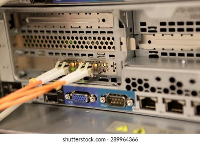 The switching equipment in the data processing center