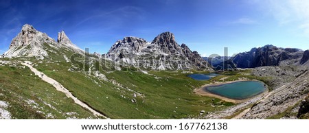 Similar – Image, Stock Photo Mountain scene Dolomites