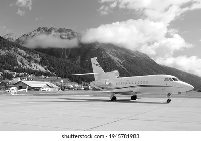 Switzerland: Europe's highest airport is in Samedan in the upper Engadin, where a lot of private jets and helicopter are landing.